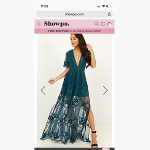 BNWT love spell maxi dress by Showpo